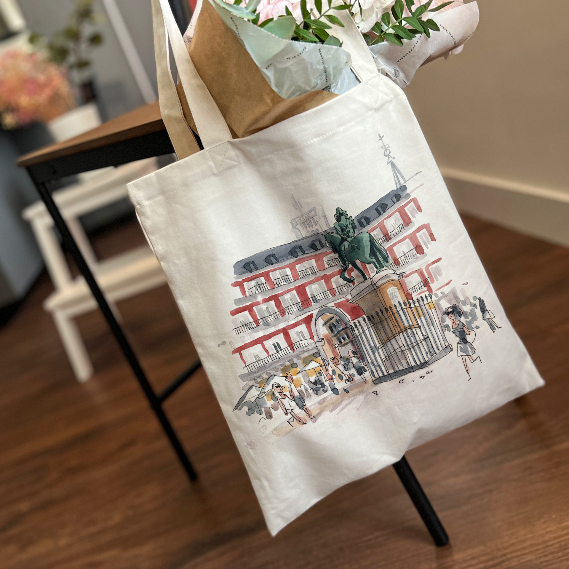 Plaza Mayor - MADRID - Tote bag - Tintablanca